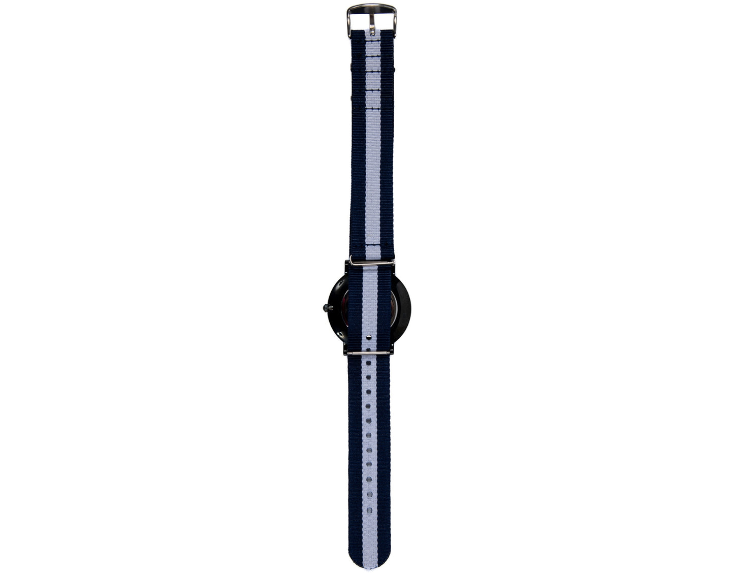 Blue and White Nylon 21mm NATO Strap Compatible with Mnmlst Watches
