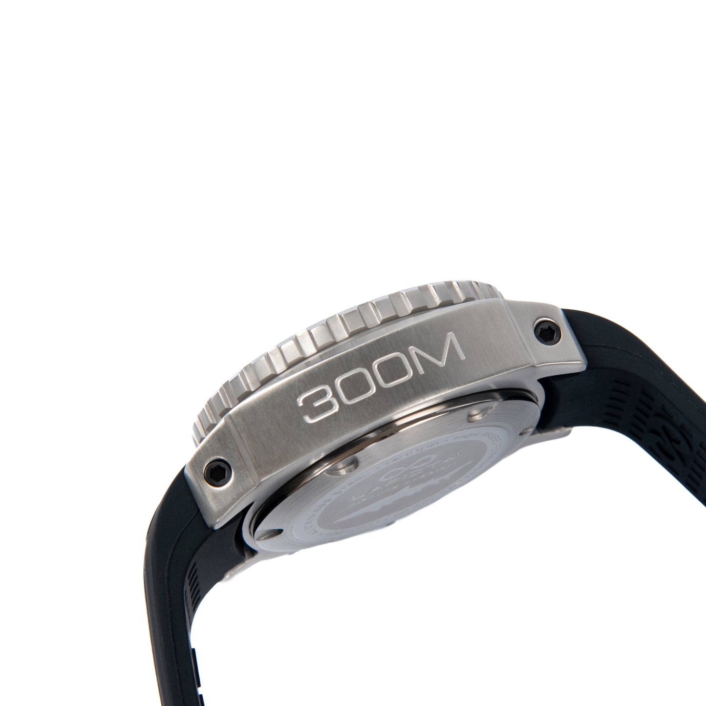 Lapizta Izurus 300M WR 48MM Orange Dial Steel Chronograph Dive Watch