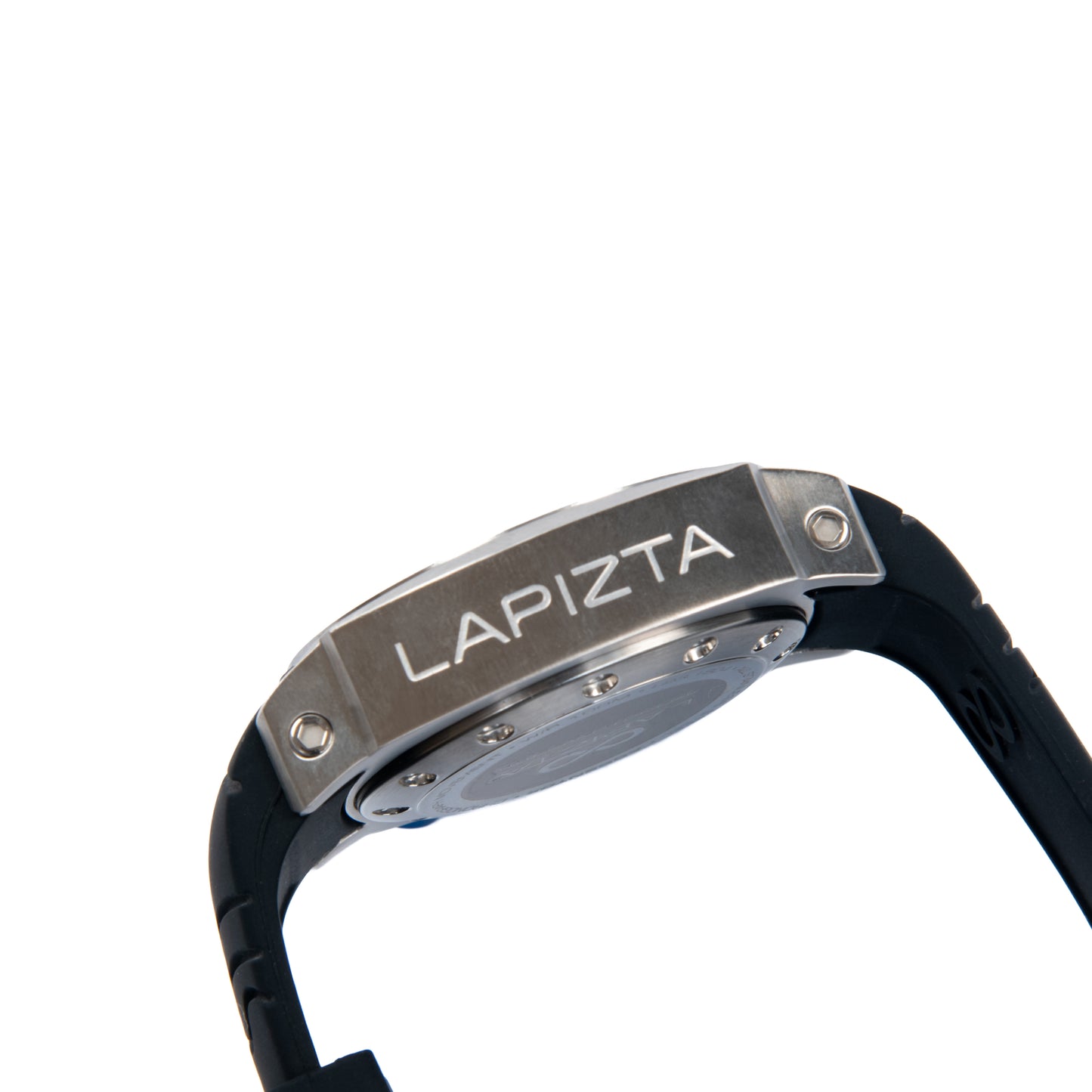 Lapizta Accentor 100M WR Steel and Blue Racing Chronograph Watch In 48MM