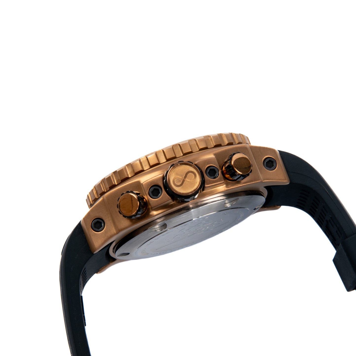 300M WR Stylish & Water Resistant 48MM Black Chronograph Watch By Lapizta Izurus