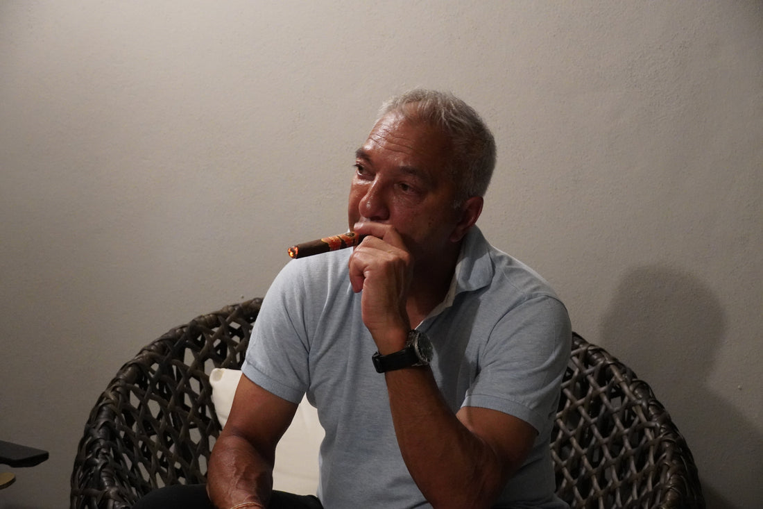 Rocky Patel Wears the Lapizta Audax