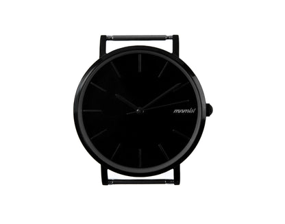 Minimalist Black 42mm 30M Water Resistant Watch - Mnmlst Midnight
