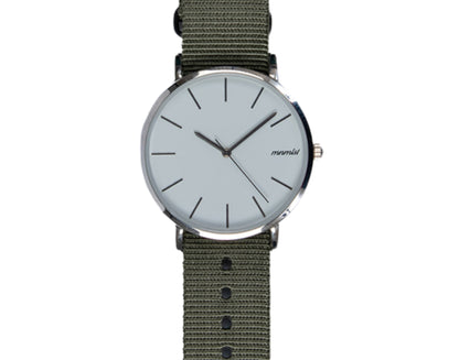 Mnmlst Mirage 42mm Steel Minimalist 30M Water Resistant Watch