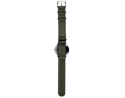 Olive Green Nylon 21mm NATO Strap Compatible with Mnmlst Watches