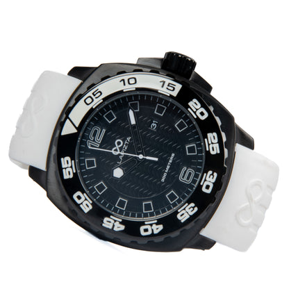 300M WR Watch 43/48MM White Divers Watch By Lapizta Audax