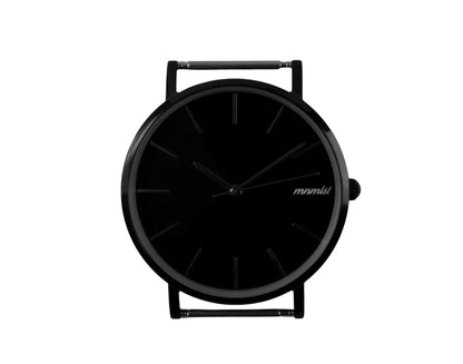 Mnmlst Midnight 42mm Black Minimalist 30M Water Resistant Watch