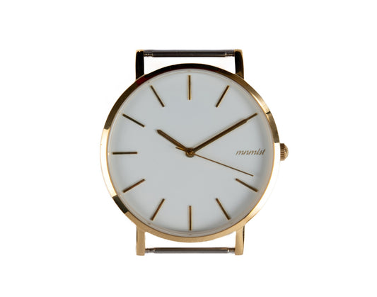 Mnmlst Centurion 42mm Gold Minimalist 30M Water Resistant Watch