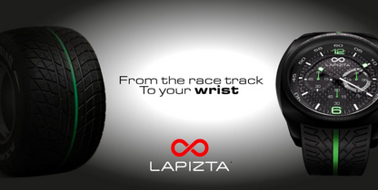 100M WR 48MM Tachymeter Big Chronograph Watch With Sapphire Coating By Lapizta Addax