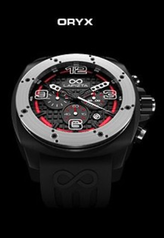 100M WR Precision Timing & Style Bulky 48MM Black Chronograph Watch By Lapizta Oryx