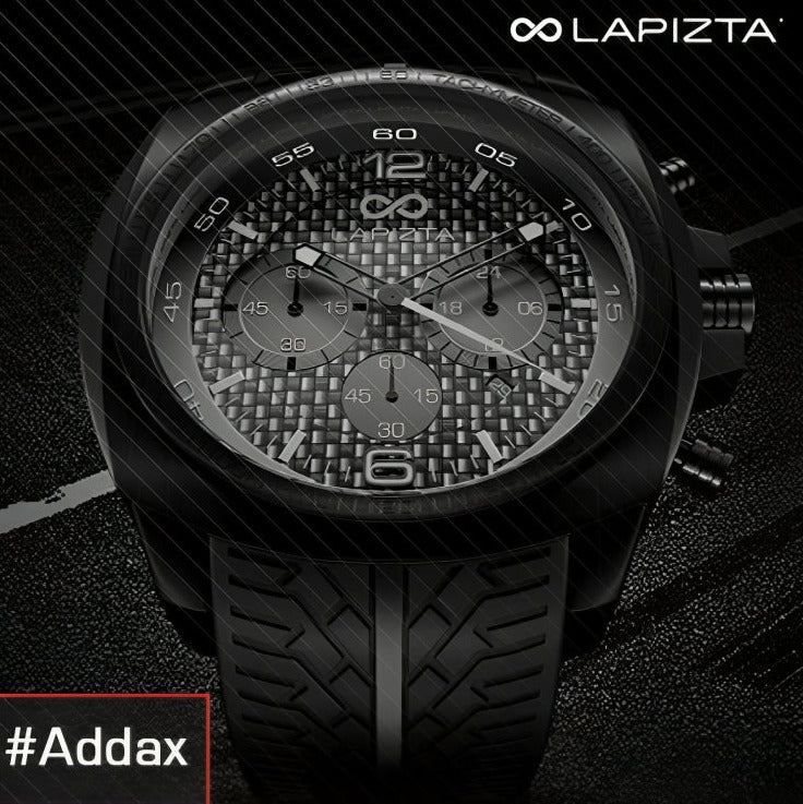 100M WR Tachymeter 48MM Watch Built for Precision Timing Chronograph Watch By Lapizta Addax