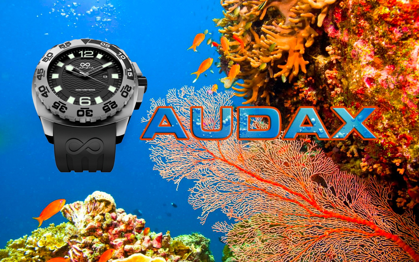 300M WR 43/48MM Men's Dive Watch for Extreme Underwater Expeditions By Lapizta Audax