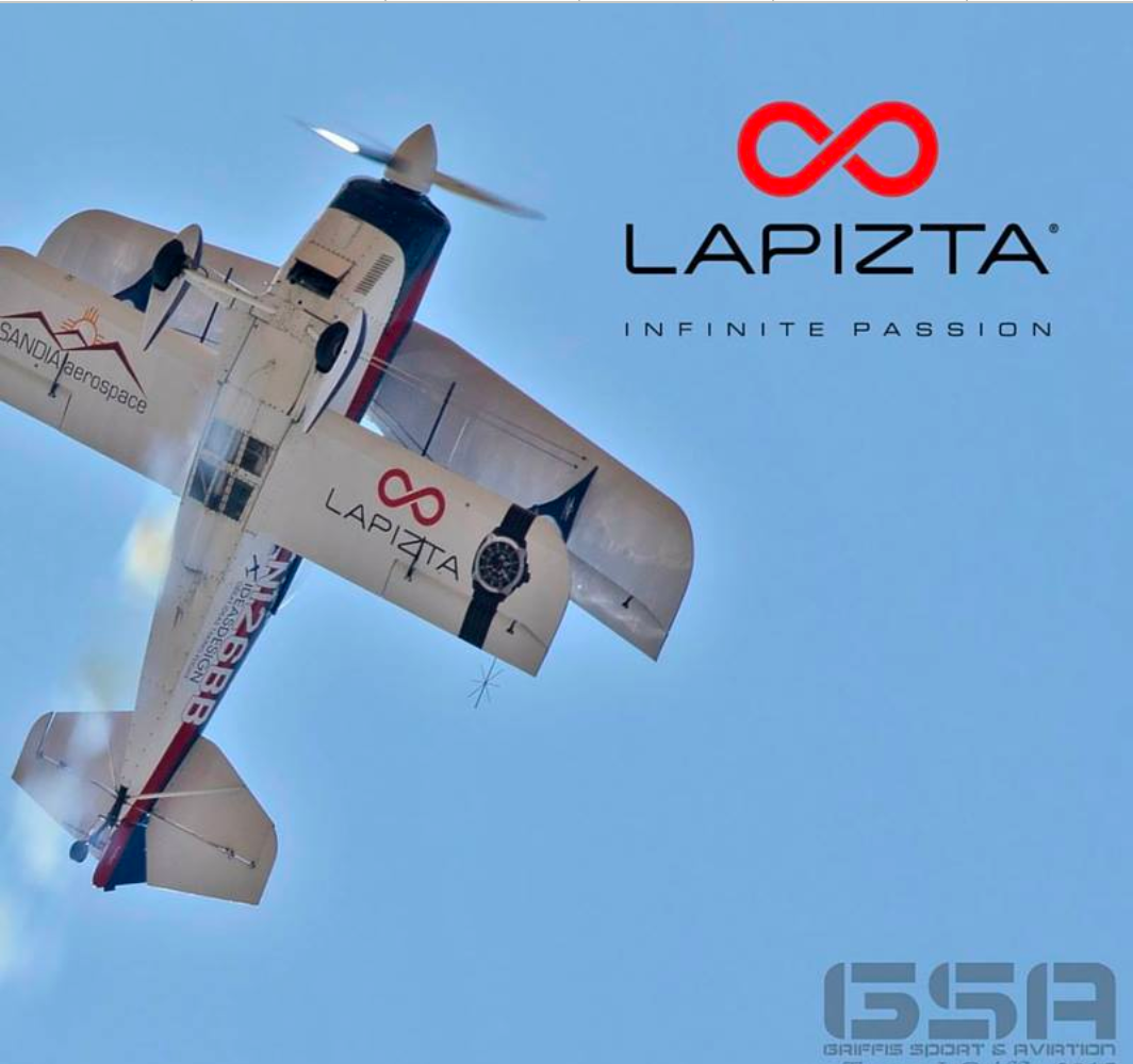 100M WR Ideal for Sports & Adventure 48MM Swiss Movement Pilots Watch By Lapizta Skyros